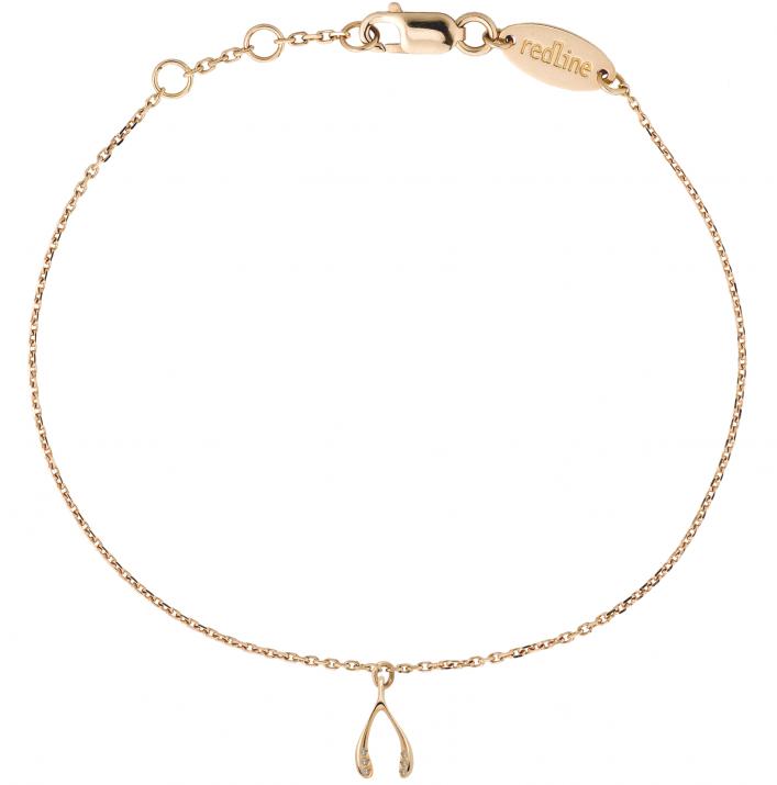 Chain Bracelet Very Lucky Chicken Rose Gold RedLine Jewelry - Redline