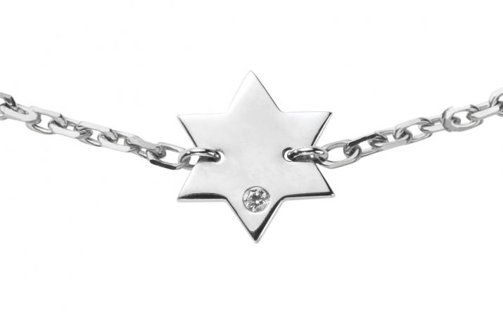 Chain Necklace For Women with 0.01ct Diamond in Black Gold Pavé Setting - Redline - 0++