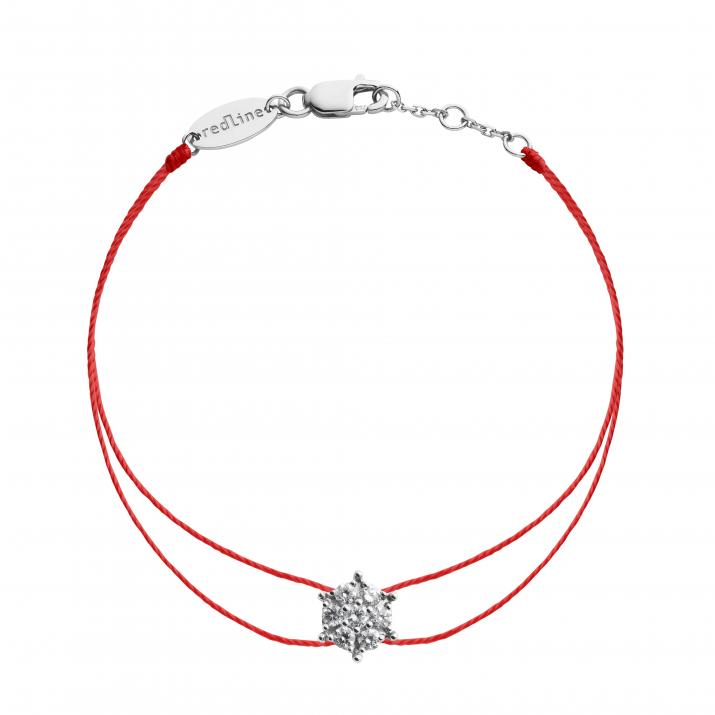 2 Strings Bracelet Babette White Gold RedLine Jewelry - Redline - 0++
