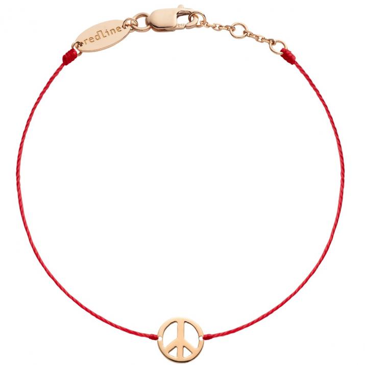 Bracelet String Mini Peace Rose Gold Child - Redline - 0++