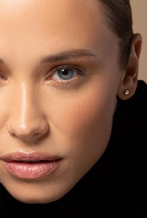 Pendientes con diamante de 0.20ct en oro rosa - Redline - 0++