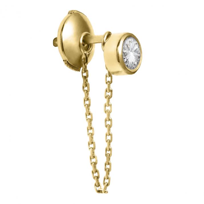 Pendiente So Pure Courtoise Oro Amarillo - Redline - 0++