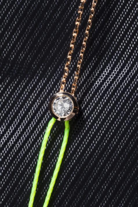 Pure distingué Pulsera Doble Mujer con 0.10ct diamante en oro rosa - Redline - 0++