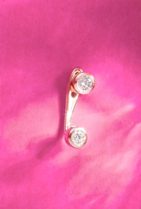 Pendiente Pure Insolente Oro rosa - Redline - 0++