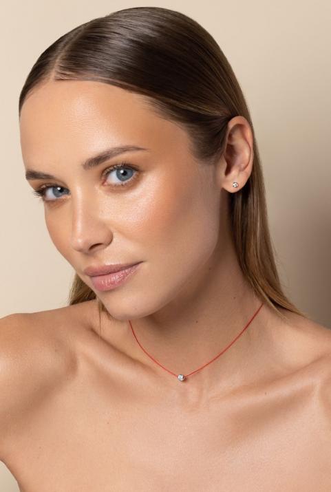 Pulsera Diamante 0,30ct Hilo en Oro Blanco - Redline - 0++