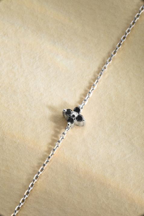 Pulsera de cadena de kcolor brillante oro blanco - Redline - 0++