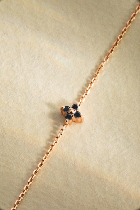 Pulsera de cadena de kcolor brillante oro rosa - Redline - 0++