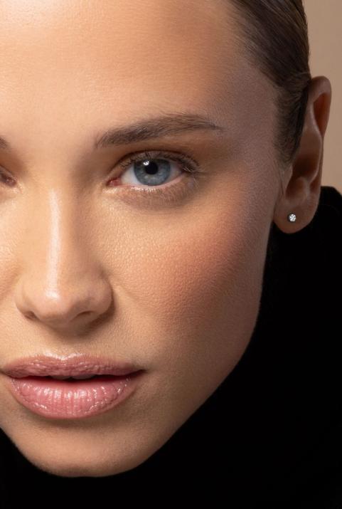 Pendientes de mujer con diamante de 0.5ct en oro blanco - Redline - 0++