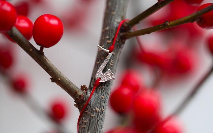 String Bracelet For Women with 0.016ct Diamond in White Gold - Redline - 0++