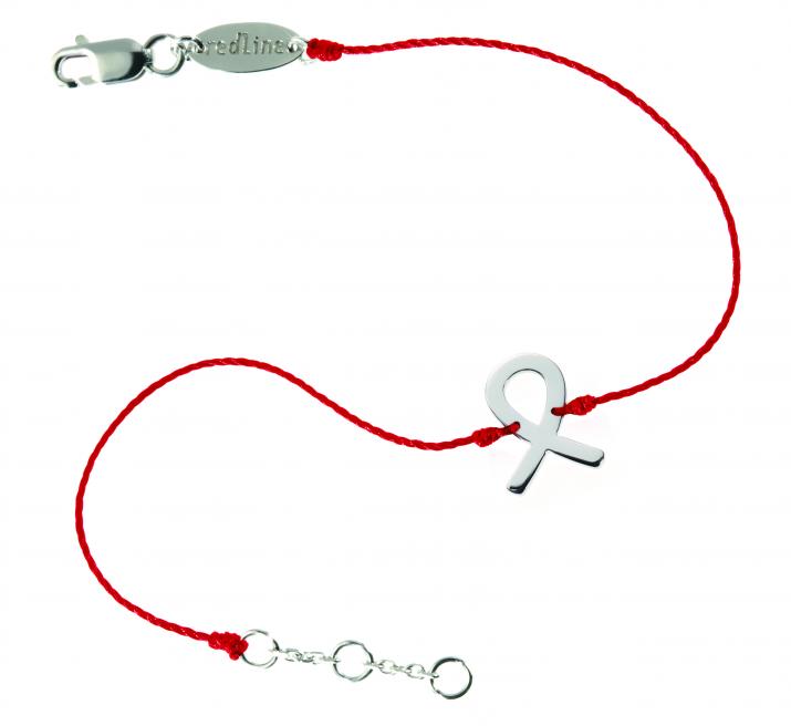Pulsera Hilo Pink Lovelink Oro Blanco - Redline - 0++
