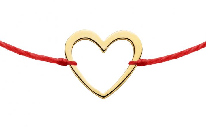 String Bracelet Ly Yellow Gold RedLine Jewelry - Redline