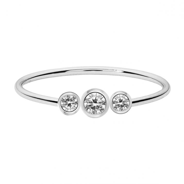 Anillo Si Eternity Oro Blanco - Redline - 0++