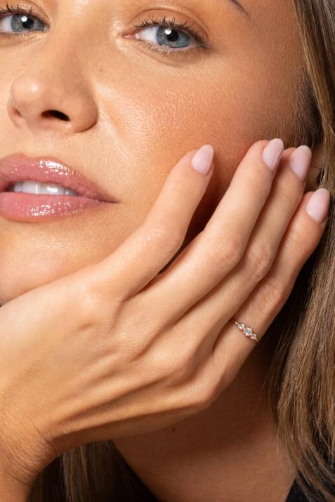 Anillo Si Eternity Oro rosa - Redline - 0++