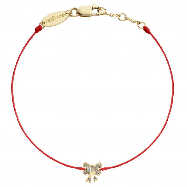 String Bracelet Petit Noeud Nœud Yellow Gold RedLine Jewelry - Redline - 0++