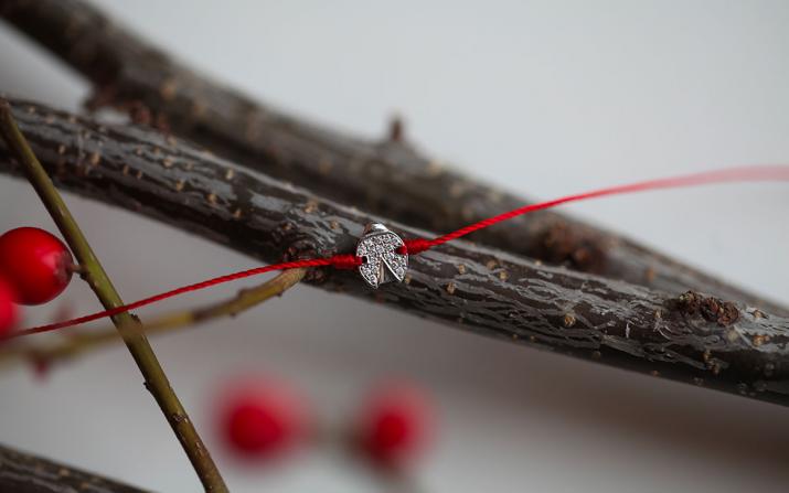 String Bracelet Coccinelle White Gold RedLine Jewelry - Redline - 0++