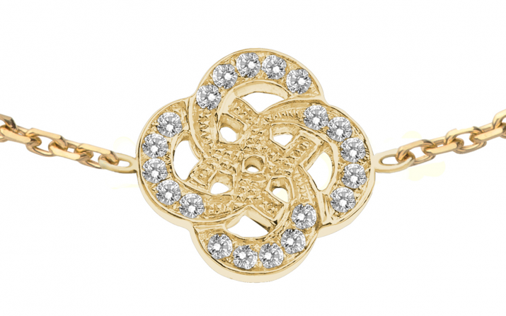 Chain Bracelet Arabesque Yellow Gold RedLine Jewelry - Redline - 0++