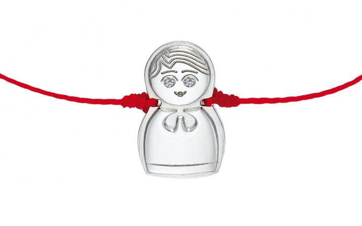 String Bracelet Kouka White Gold RedLine Jewelry - Redline - 0++