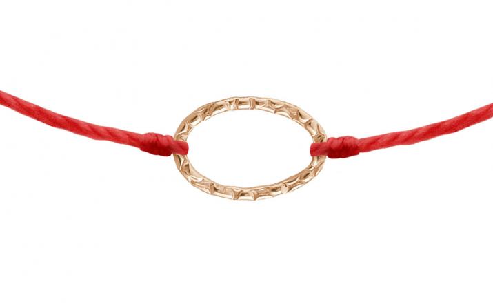 String Bracelet Mini Ovale Animé Rose Gold RedLine Jewelry - Redline - 0++