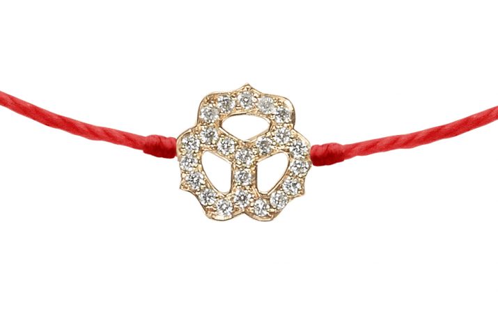 String Bracelet Pensée Rose Gold RedLine Jewelry - Redline - 0++