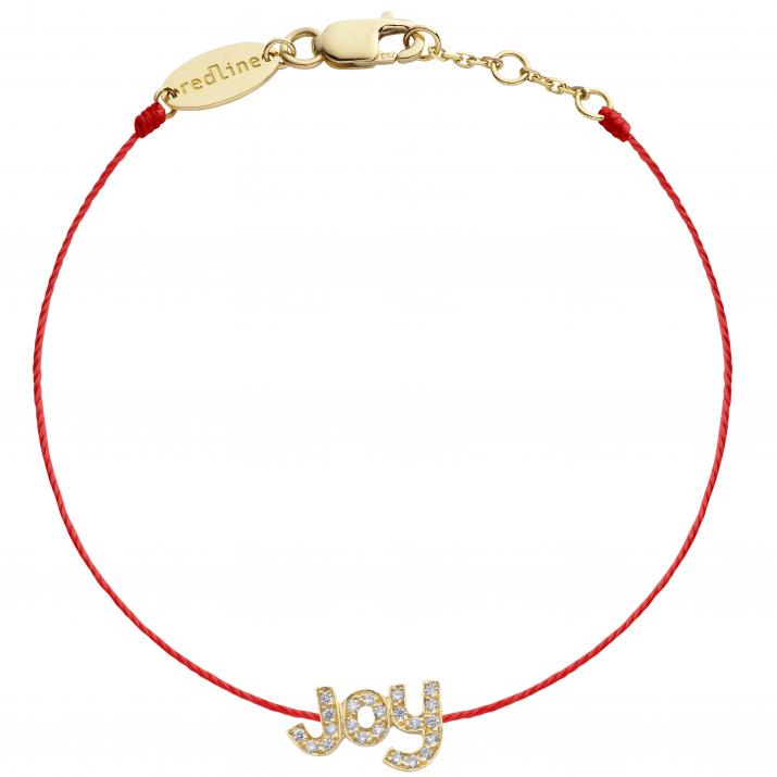Pulsera en hilo joy con diamantes en oro amarillo - Redline