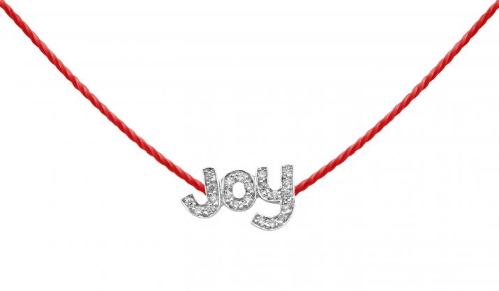 Collar en hilo joy con diamanes en oro blanco - Redline