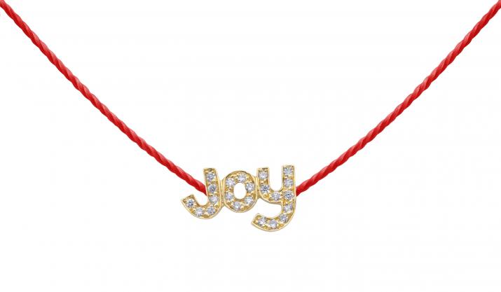 Collar en hilo joy con diamanes en oro amarillo - Redline
