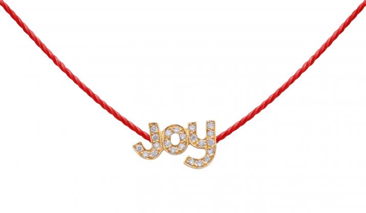 Collar en hilo joy con diamanes en oro rosa - Redline