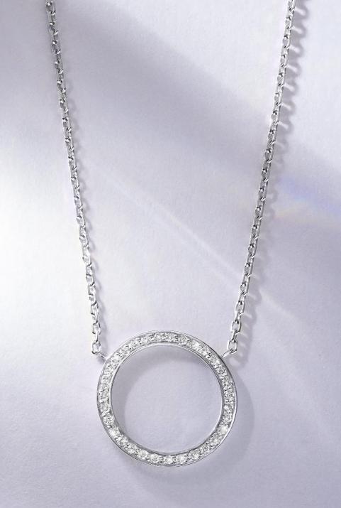 Chain Necklace Aurelange White Gold RedLine Jewelry - Redline - 0++