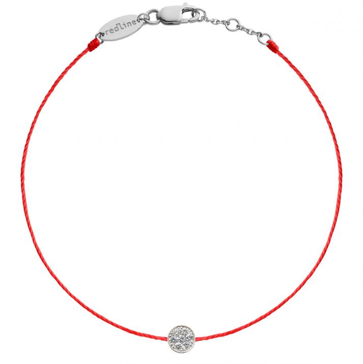 Pulsera Hilo Hope Oro Blanco - Redline - 0++