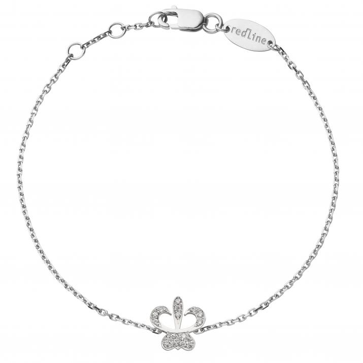 Chain Bracelet Lilium White Gold RedLine Jewelry - Redline - 0++