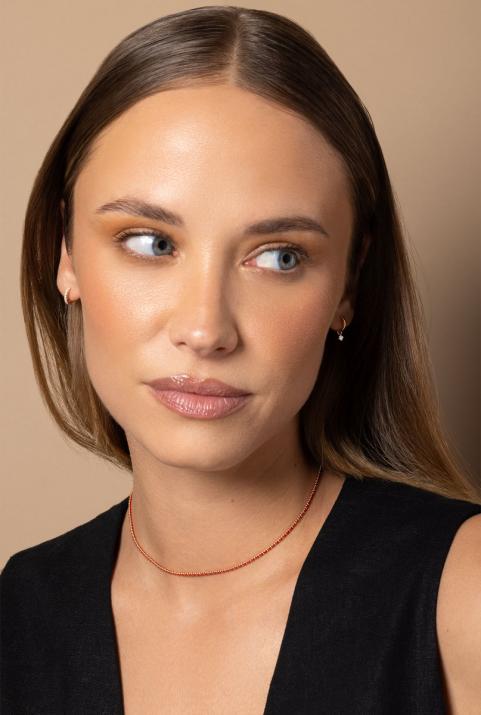 Collar de Cadena Aurore Oro rosa - Redline - 0++