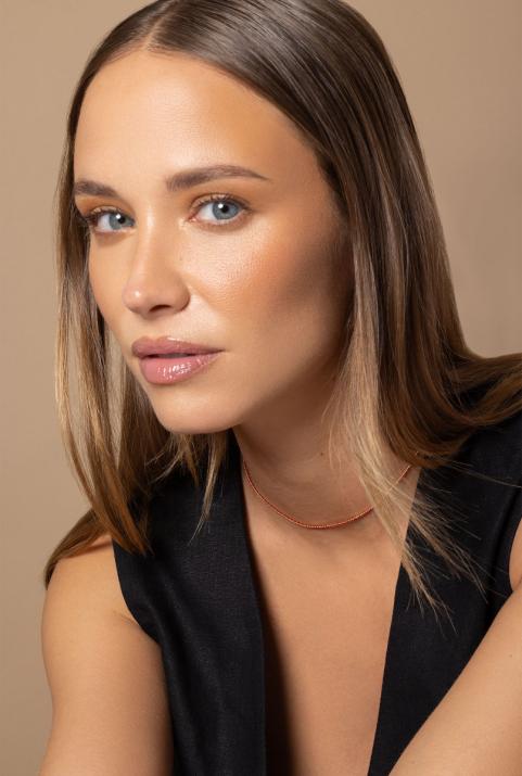 Collar de Cadena Aurore Oro rosa - Redline - 0++