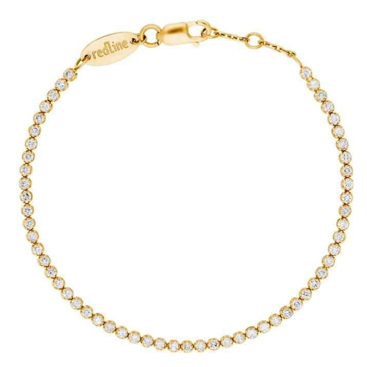 Pulsera con 1.05ct de diamantes en oro amarillo - Redline - 0++
