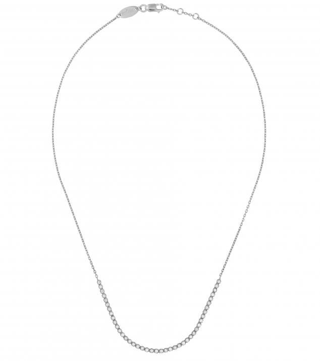Collar en cadena con 0.84ct de diamantes en oro blanco - Redline - 0++