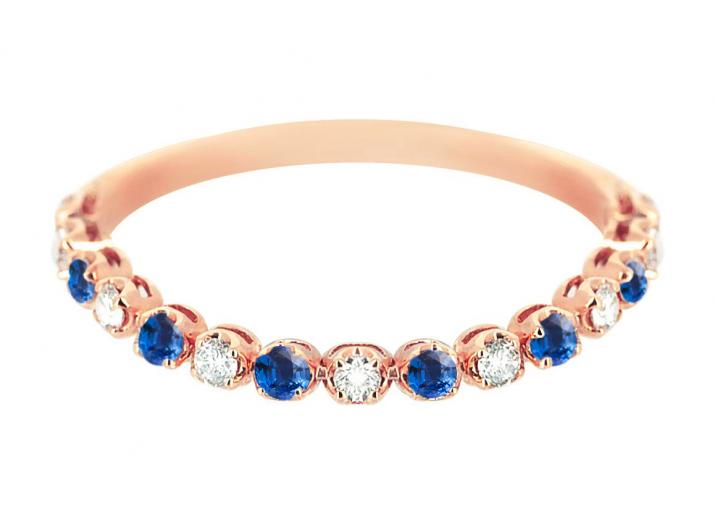 Anillo Marilyn Colored Saphir Oro rosa - Redline - 0++