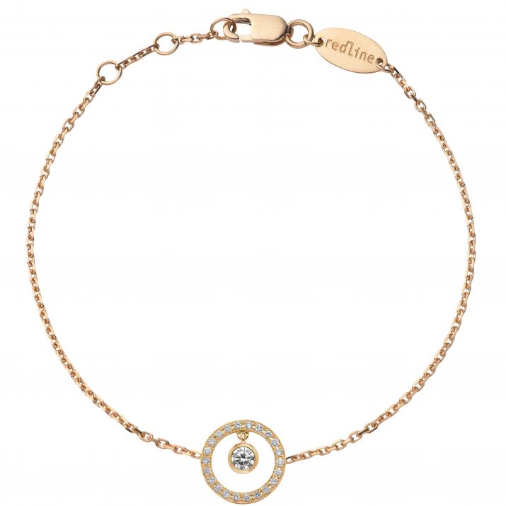 Chain Bracelet Aurelange Pure Rose Gold RedLine Jewelry - Redline - 0++