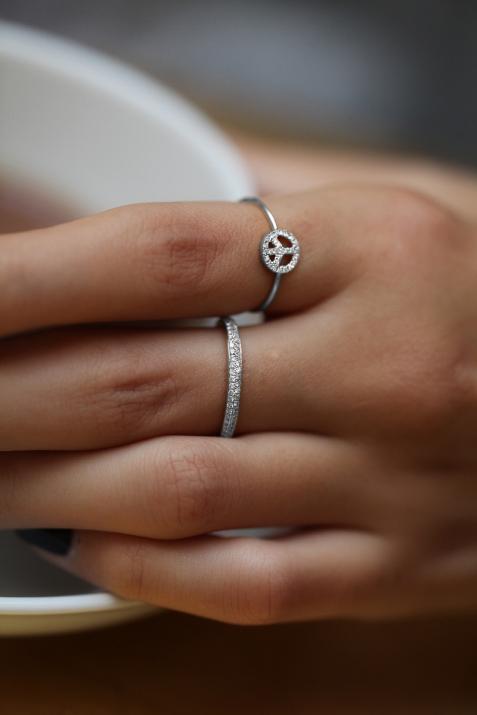 Jonc Ring Amour White Gold RedLine Jewelry - Redline - 0++