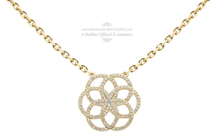 Chain Necklace Lise Yellow Gold RedLine Jewelry - Redline