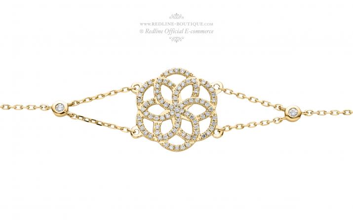 Chain Bracelet Lise Rose Gold RedLine Jewelry - Redline - 0++