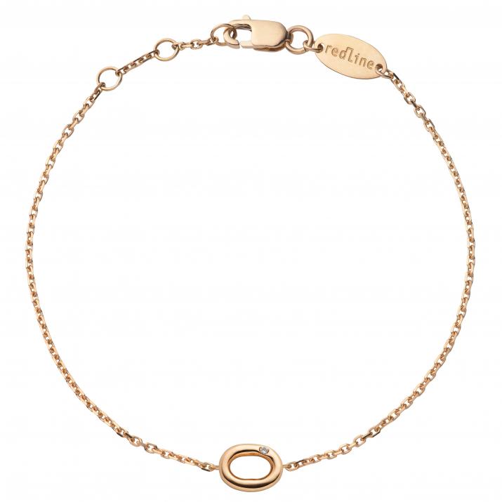 Chain Bracelet Mini Sacré Rose Gold RedLine Jewelry - Redline - 0++