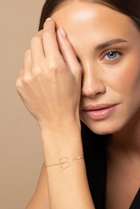 Chain Bracelet For Women in Yellow Gold - Redline - 0++