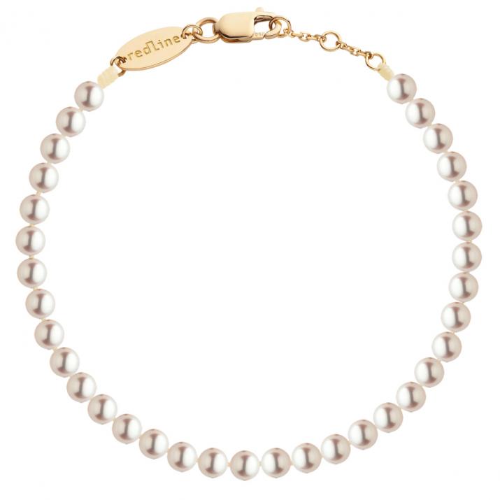 Pulsera de perlas en hilo y cierre en oro amarillo - Redline - 0++