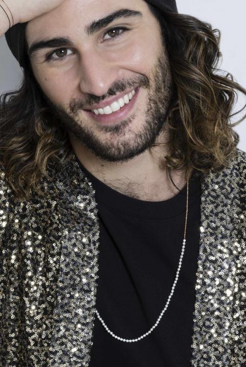 Collar largo Redline mujer con perlas y cadena en Oro Rosa - Redline - 0++