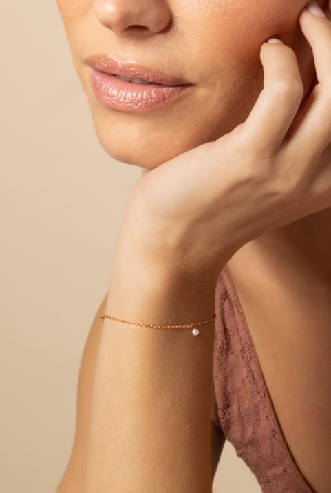 Pulsera en cadena Milakoya 1 perla Redline en Oro Amarillo - Redline - 0++
