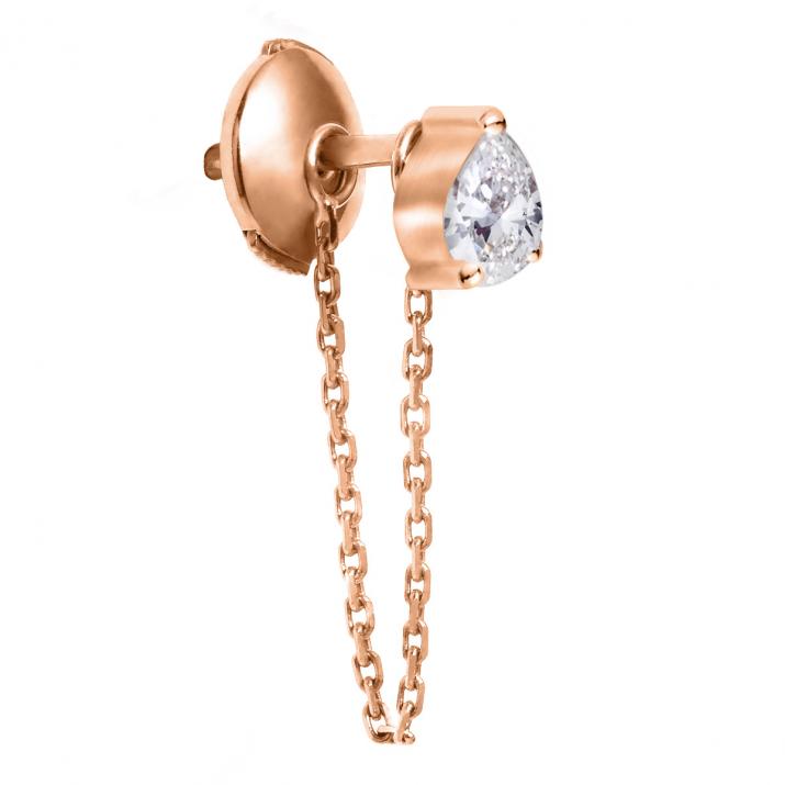 Pendiente Altesse Courtoise Oro rosa - Redline - 0++