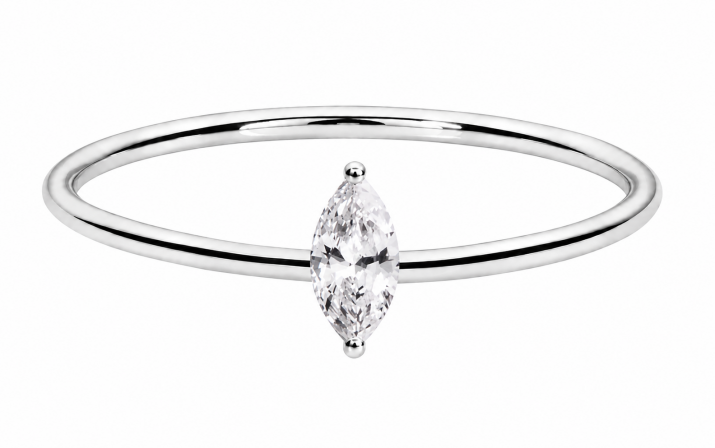 Anillo Junco Majesté Oro Blanco - Redline - 0++