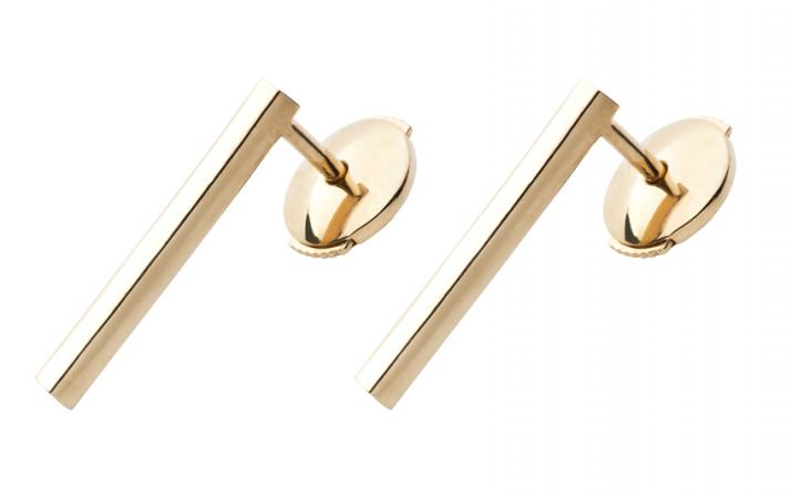 Yellow gold earrings - Redline - 0++