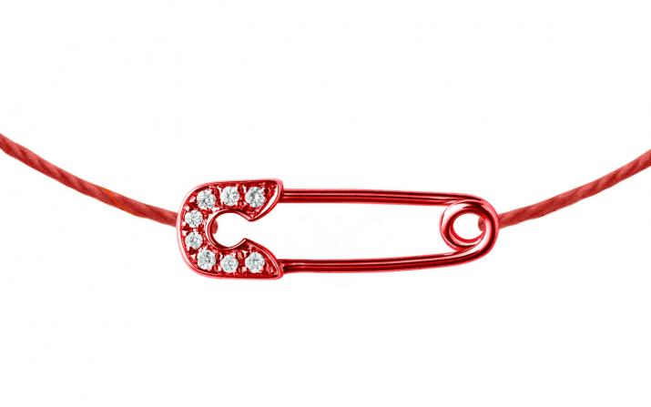 String Bracelet Ange White Gold RedLine Jewelry - Redline - 0++