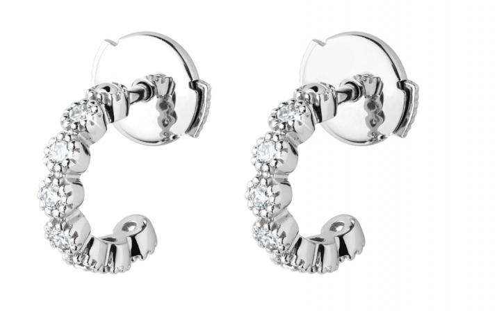 Pendientes con 1.68ct de diamantes en oro blanco - Redline - 0++