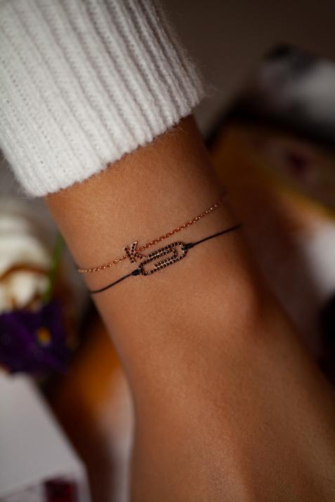 Pulsera Anillo Trombone Kcolor Oro rosa - Redline - 0++